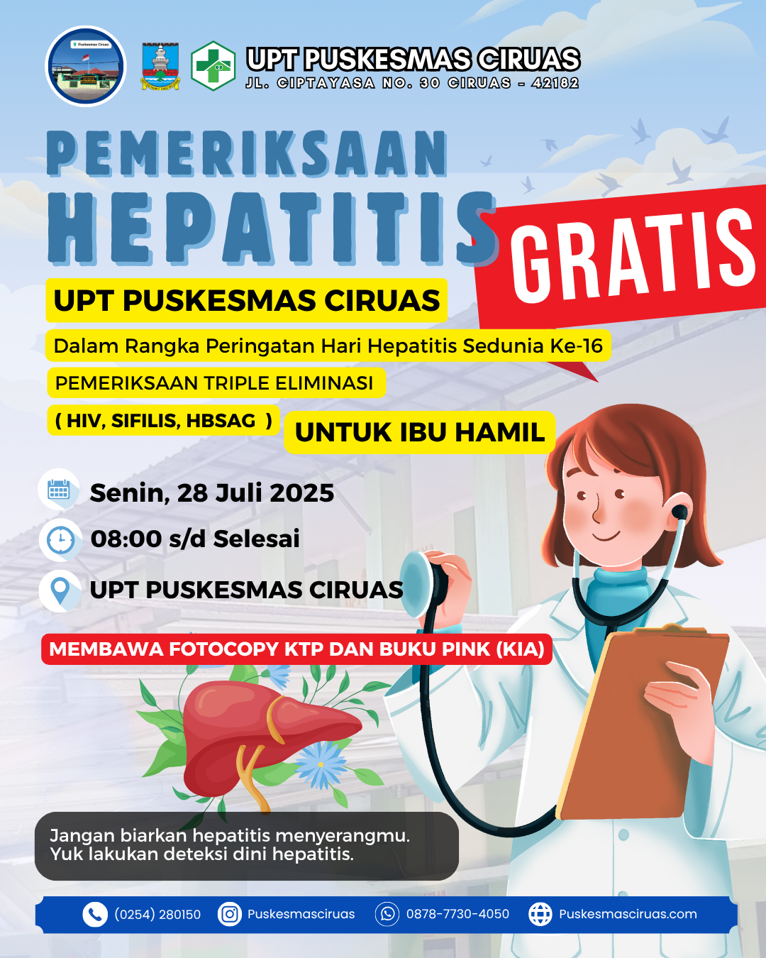 BERGERAK BERSAMA PUTUSKAN HEPATITIS